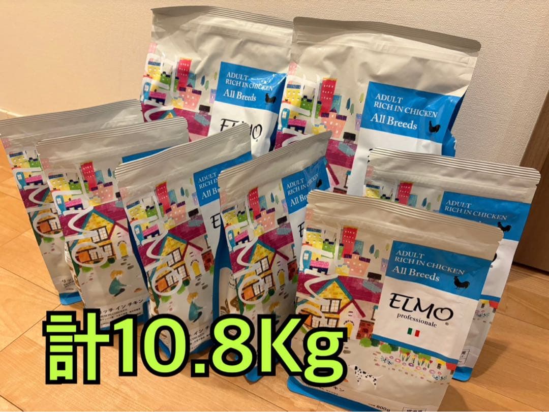 J-closet！ELMO ドッグフード チキン 10.8Kg