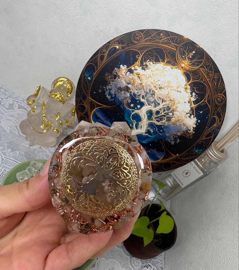 オルゴナイト クラスター 桜瑪瑙