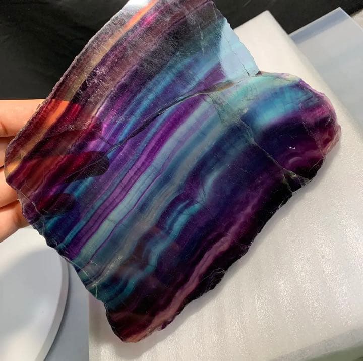 ALLSALE☆超透明☆美グラデーション・フローライト プレート