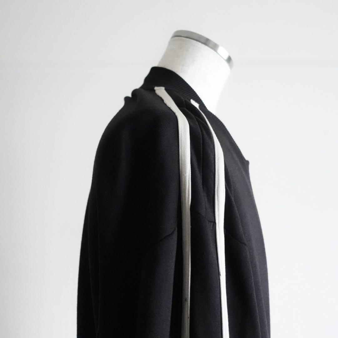 【フランス製】Agnes b. スウェットボンバージャケット　ブラック　2