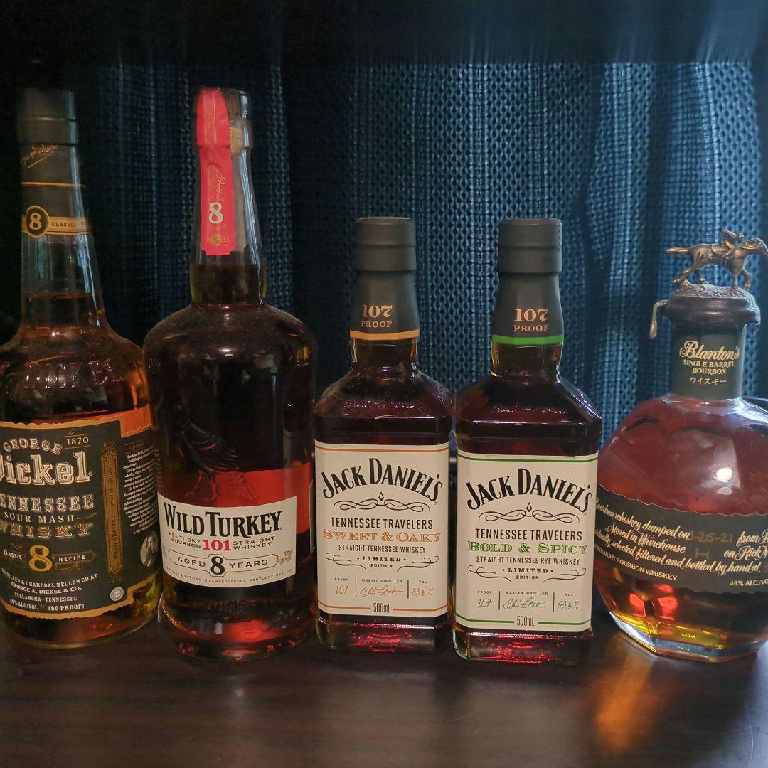 バーボン5本セット テネシーウイスキー