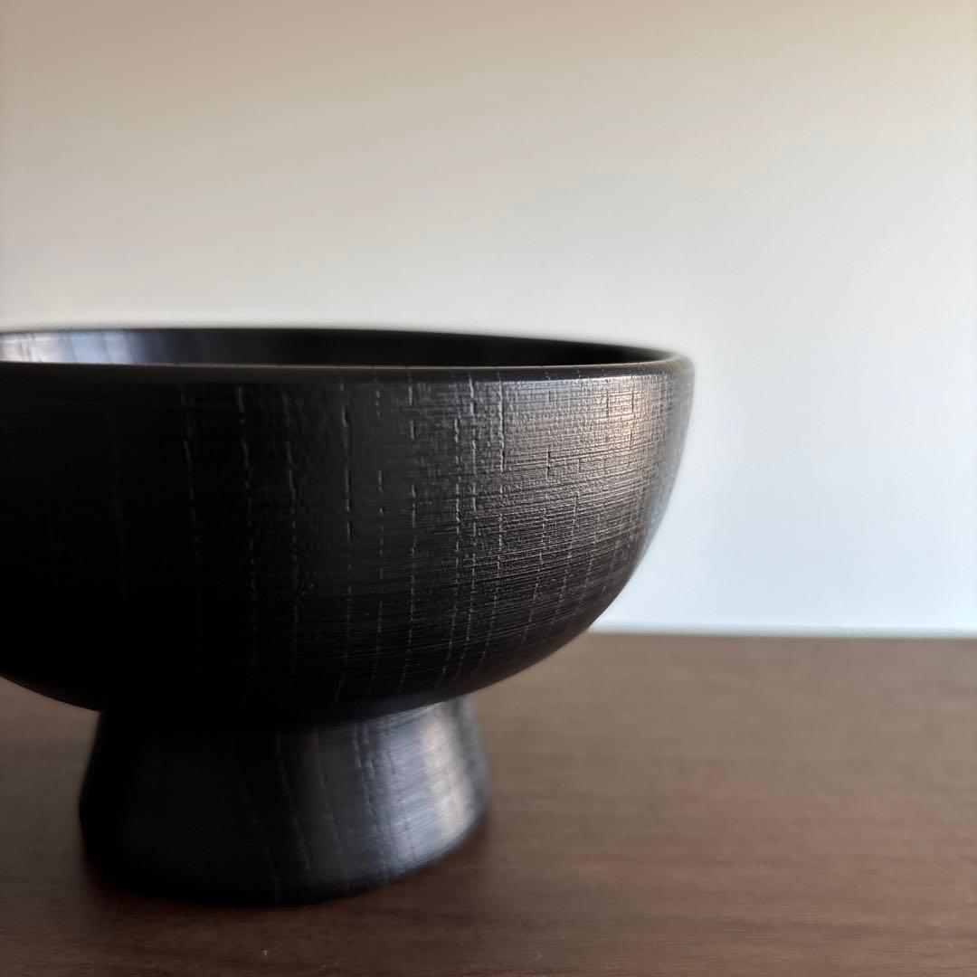 木工作家 豊田豪史さん◻️黒漆汁椀 2点◻️新品未使用