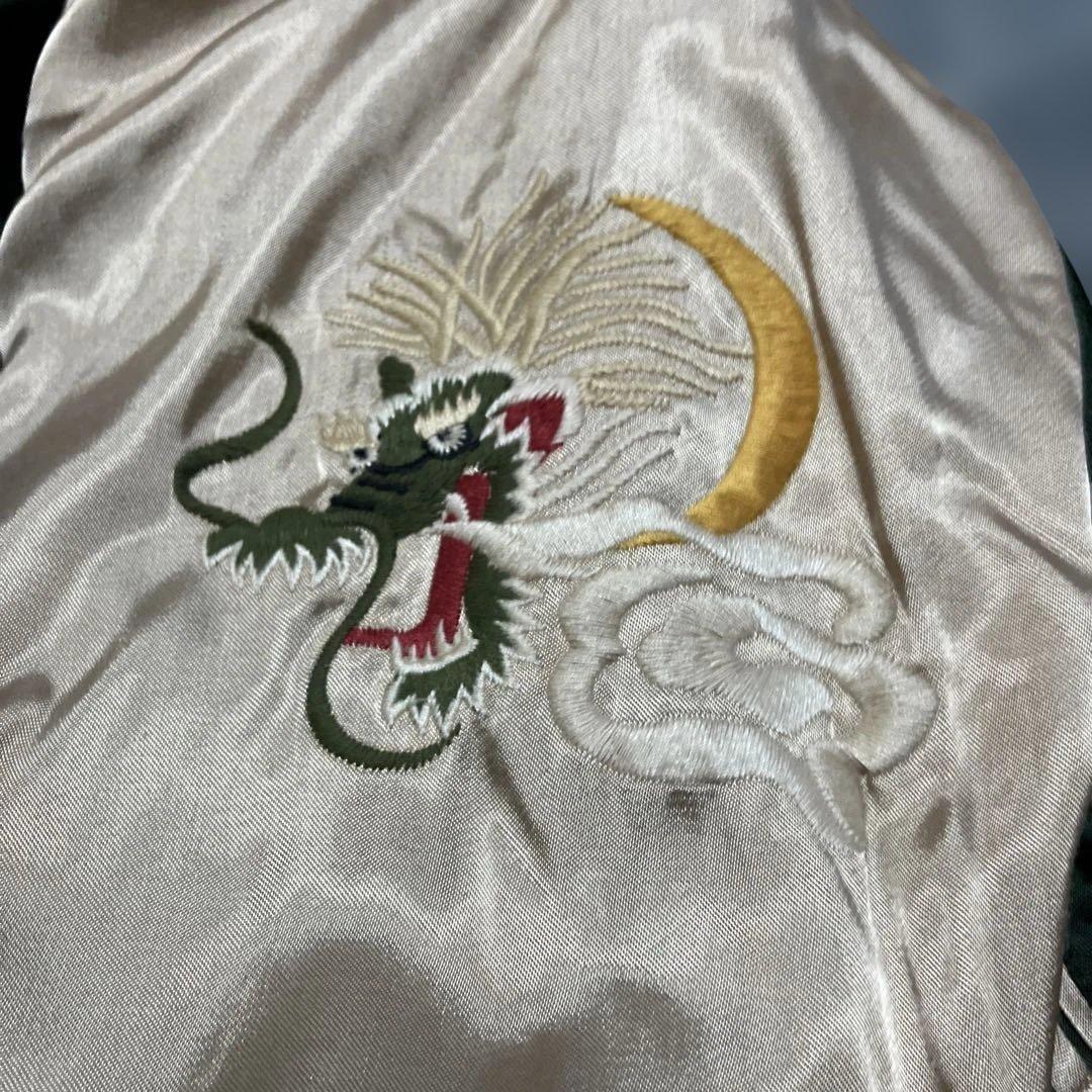 ヒューストン スカジャン リバーシブル　MA-1 サイズL