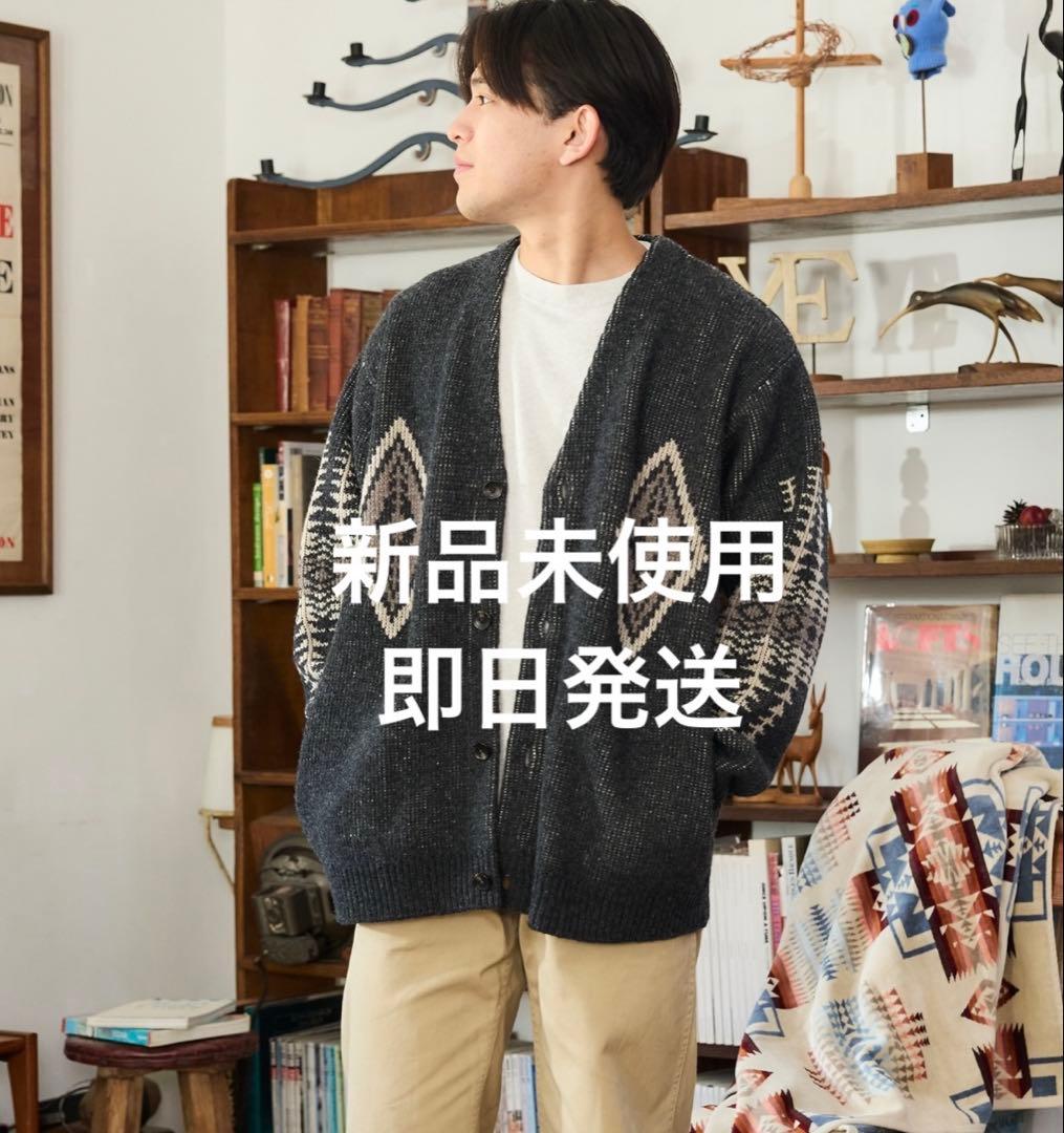 PENDLETON/ペンドルトン シェットランド 5ゲージ ウールカーディガン