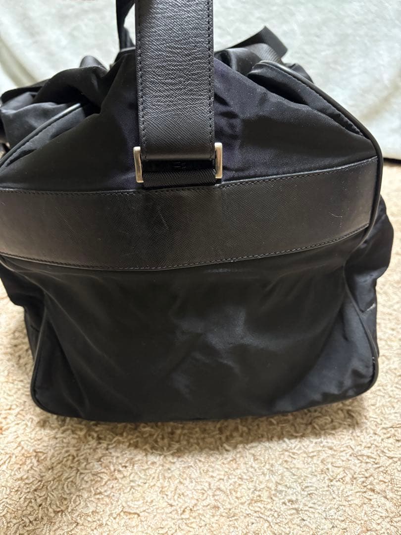 南京錠付き　PRADA プラダ ボストンバッグ