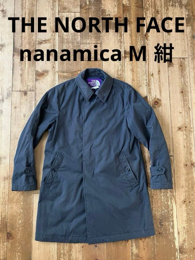 THE NORTH FACE nanamica ステンカラーコート 紺 M