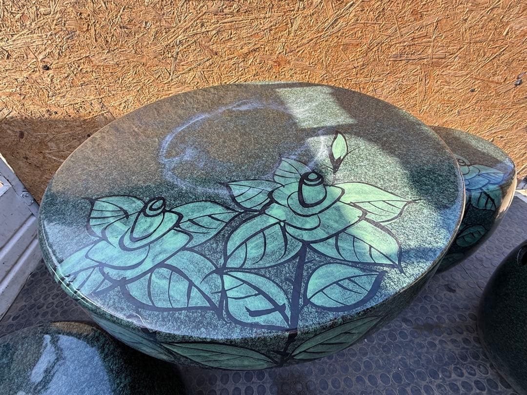 陶器テーブル イス ガーデン ガーデニング