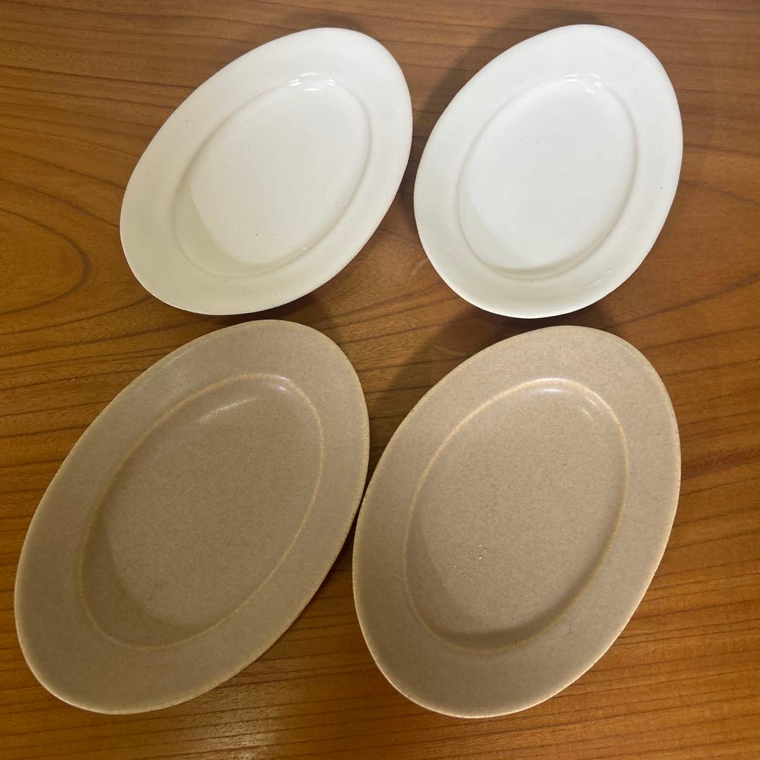 【美品】awabiware アワビウェア オーバルS オーバル皿　4枚セット販売