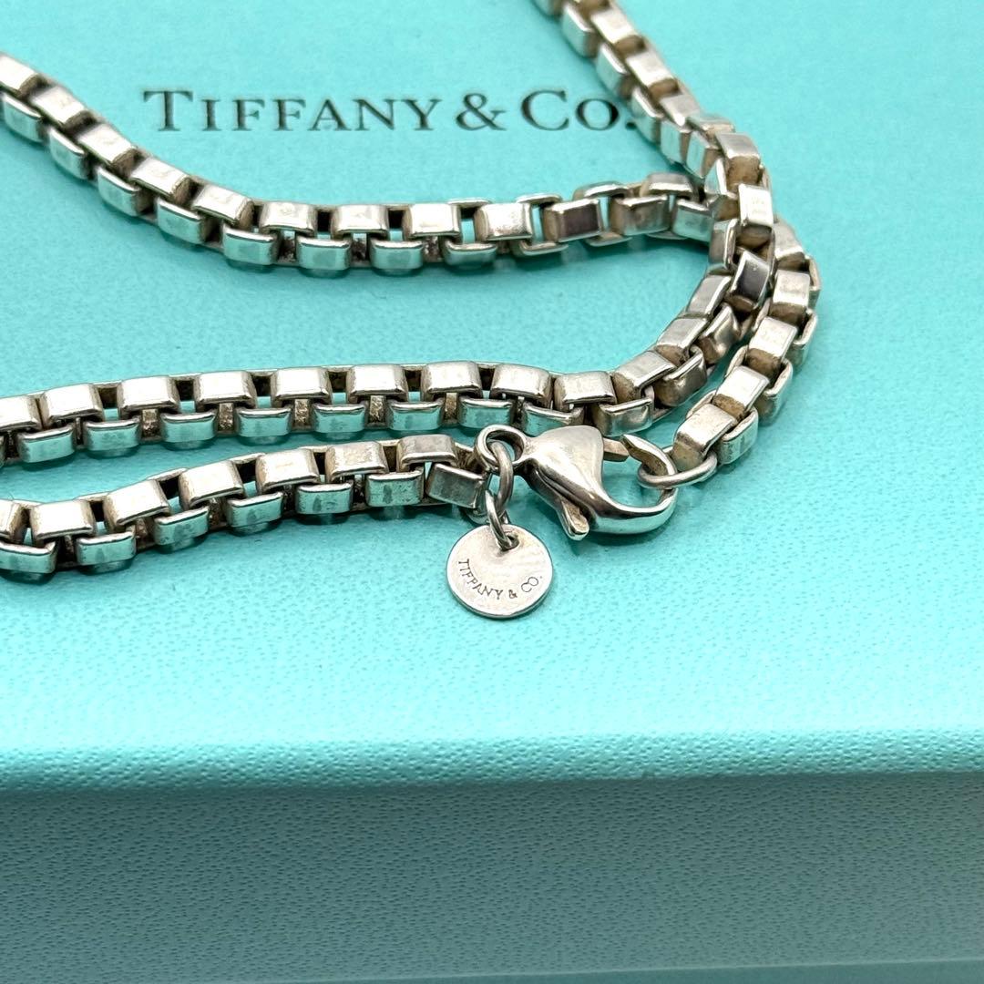 ティファニー ベネチアン ネックレス シルバー AG925 二重ブレスレット