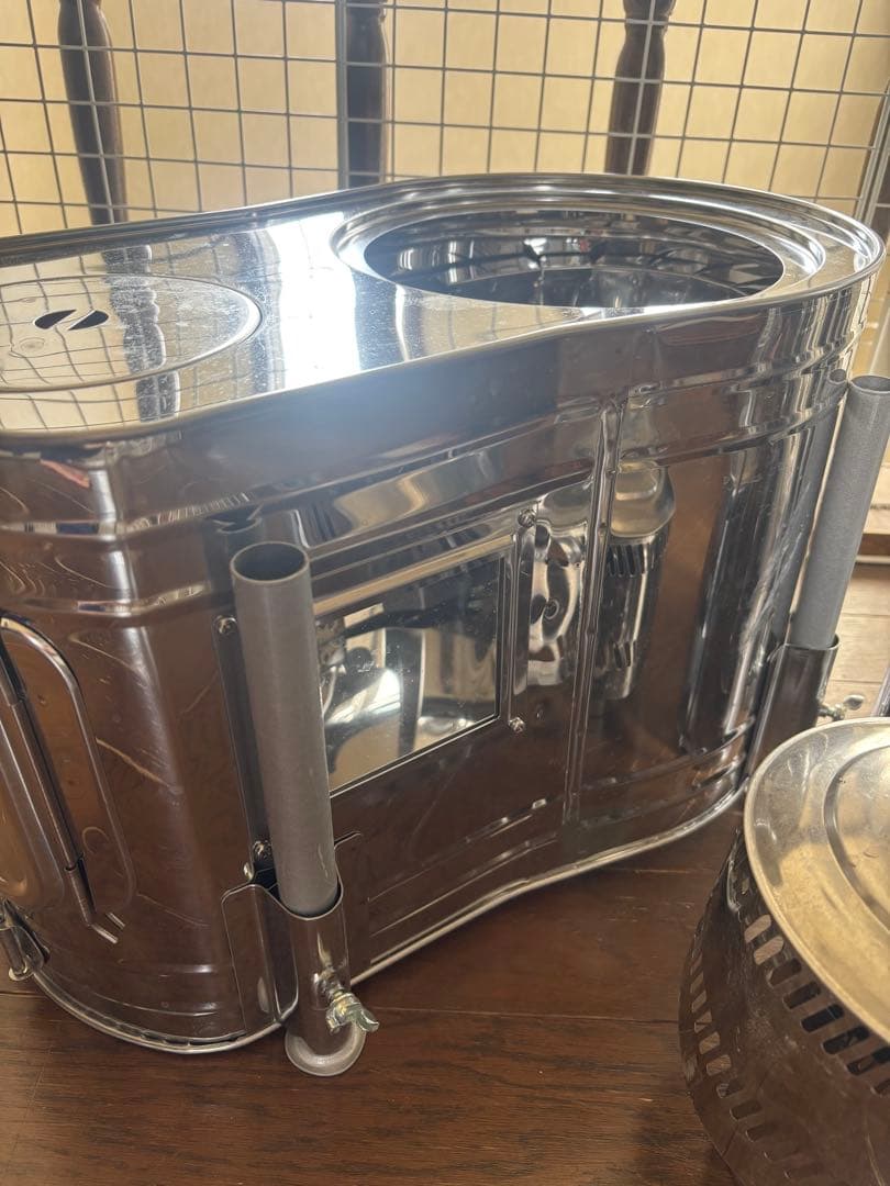 ホンマ製作所aps-48dxステンレス製薪ストーブ　(組蓋欠品)