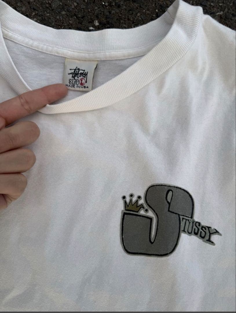 G*ん様 80s 90s old stussy 白タグ Tシャツ