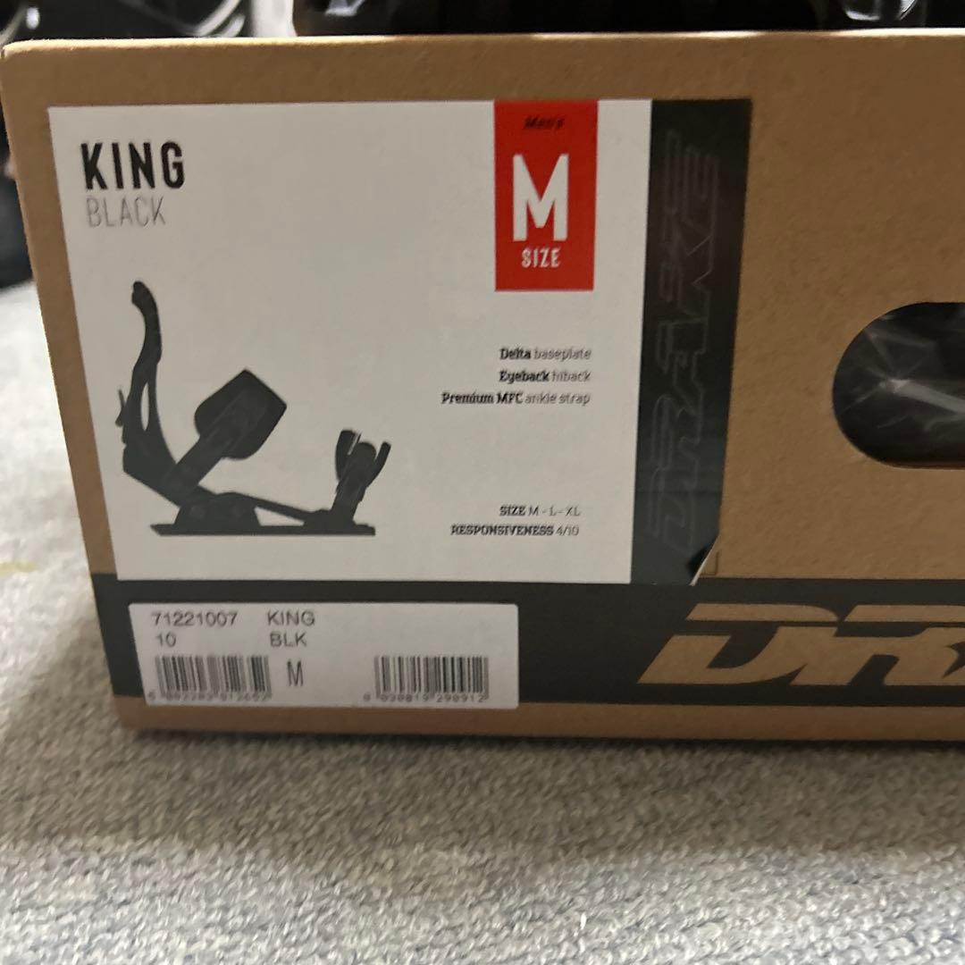 DRAKE KING BLACK ビンディング Mサイズ　ドレイク　キング