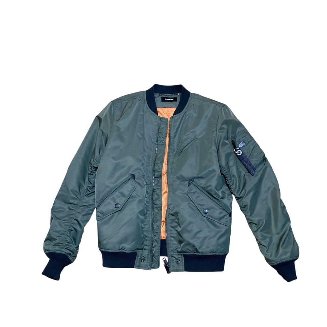 DIESEL MA-1 フライトジャケット オリーブグリー カーキ　Mサイズ