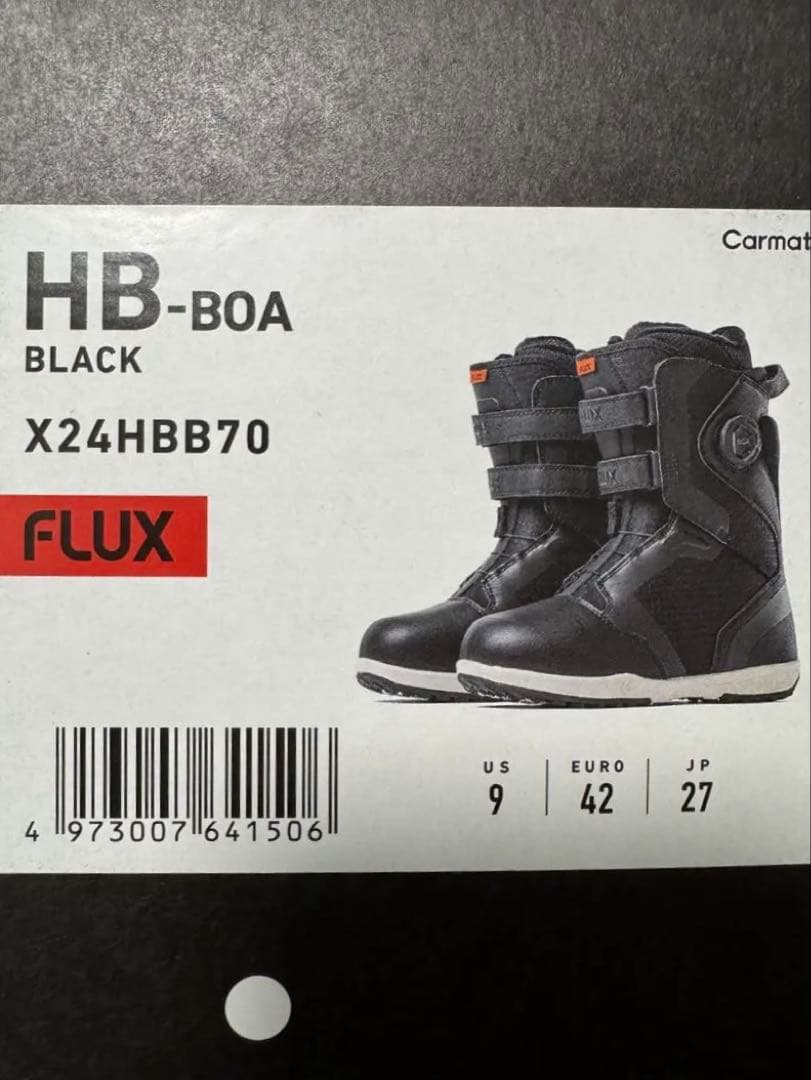 FLUX HB-BOA ブラック スノーボードブーツ US9