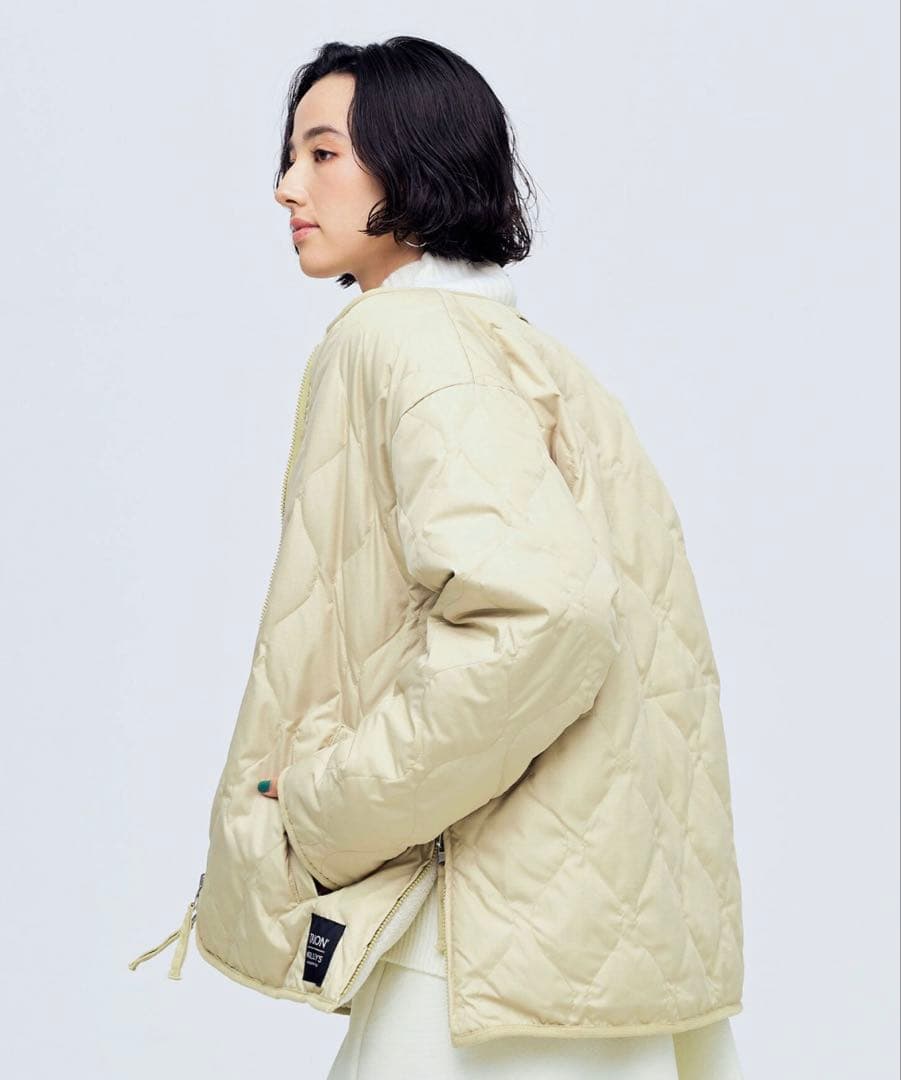 【WEB限定】【TAION/タイオン】別注ミリタリーリバーシブルダウン