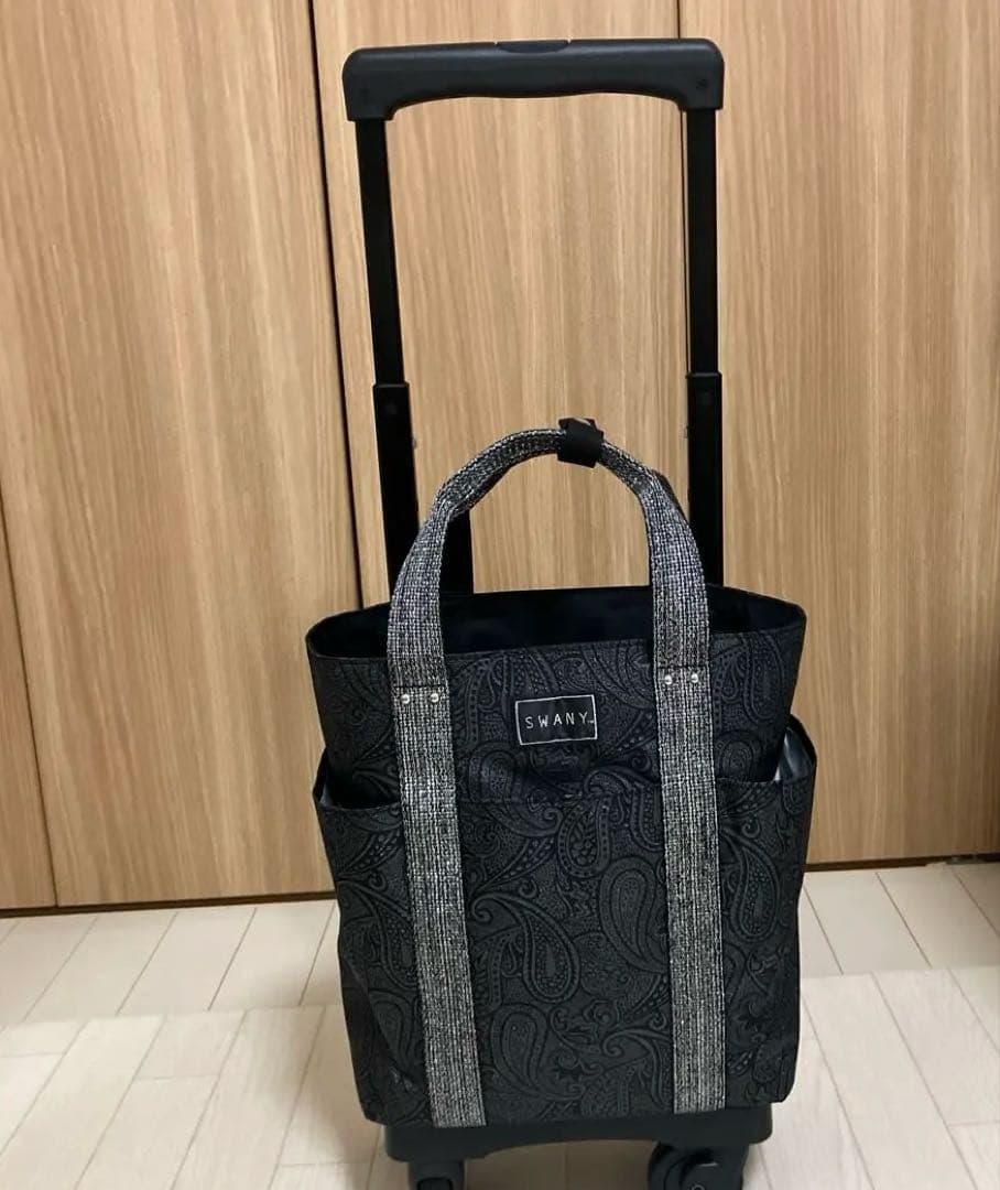 SWANY ペイズリー柄 ブラックキャリーTS15 ブラック 未使用に近い
