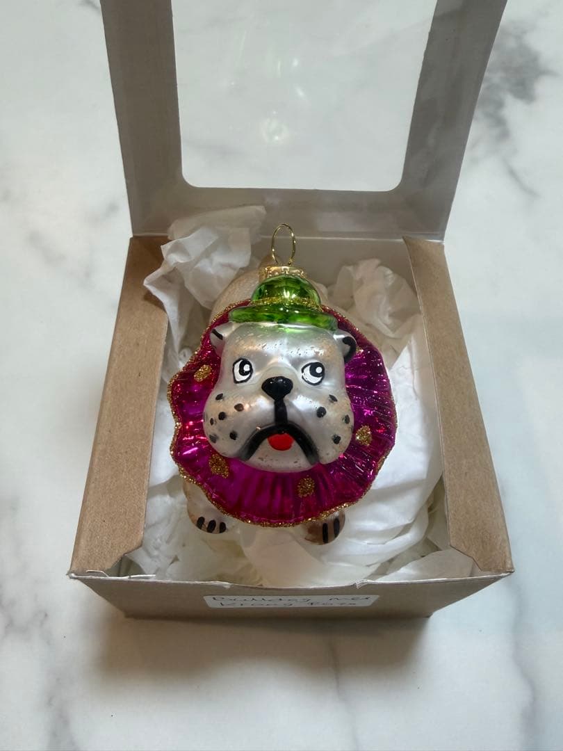 ブルドッグ クリスマスオーナメント アスティエドヴィラット