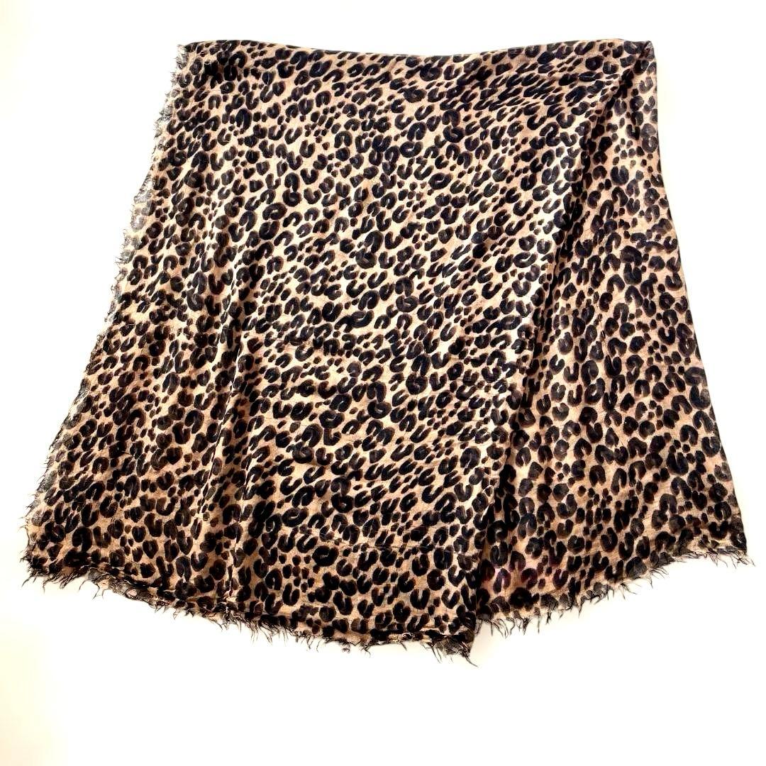 美品　ルイヴィトン エトール レオパード 413287 スプラウス ストール