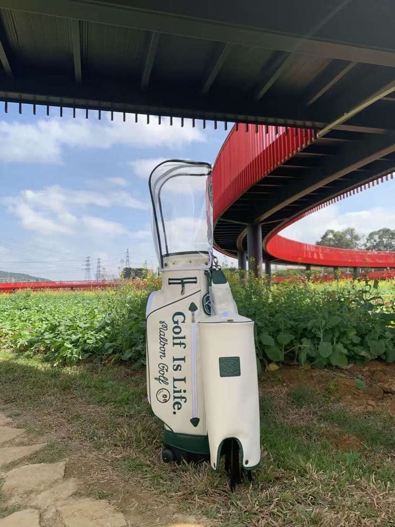 マルボンゴルフ キャディバッグ キャスター型  ホワイト