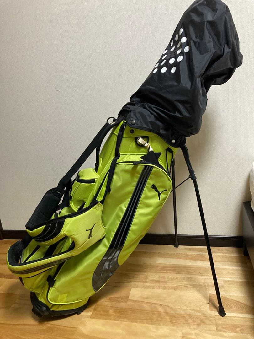 PUMA キャディバッグ ライムグリーン