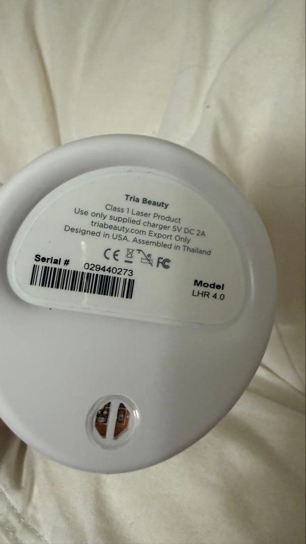 トリア パーソナルレーザー脱毛器 4X 美品 付属品完備 箱なし