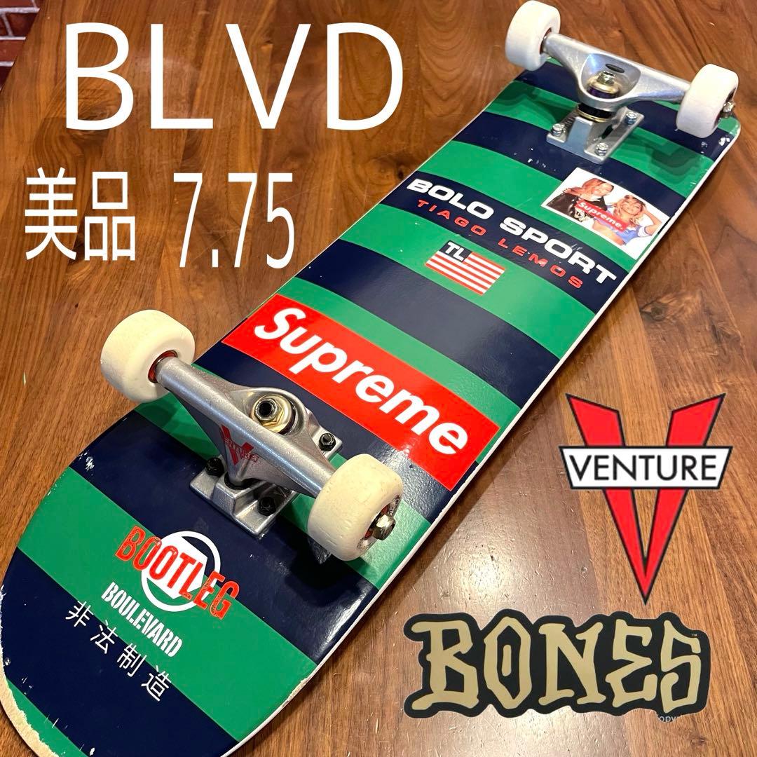 スケートボード　コンプリート　スケボー　ブルーバード　ベンチャー　ボーンズ　美品