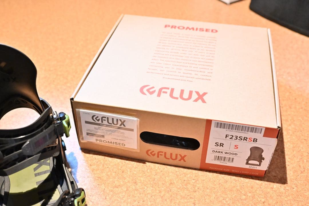 FLUX SR DARK WOOD Sサイズ ビンディング
