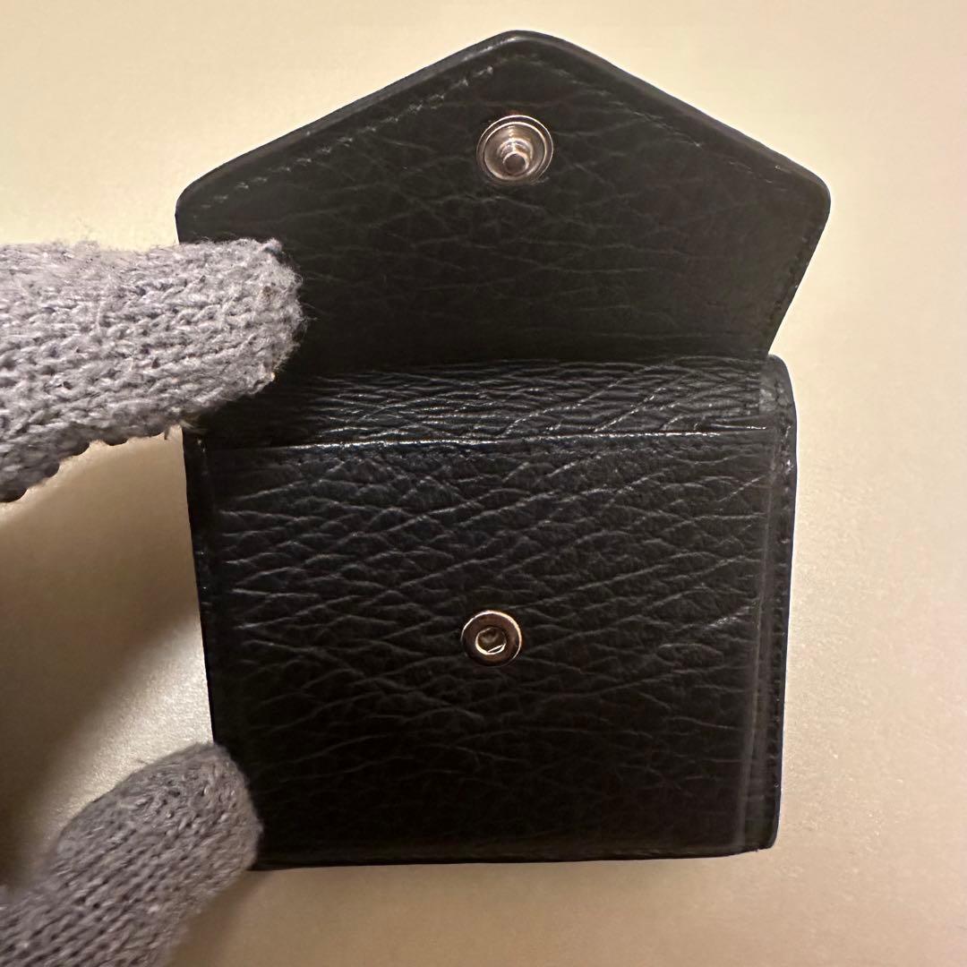 【美品】メゾンマルジェラ　財布　ブラック　メンズ　箱付き　S56UI0150