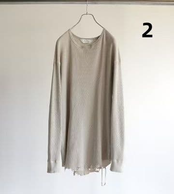 ANCELLM ガーデン トップス カットソー Tシャツ グレー ２