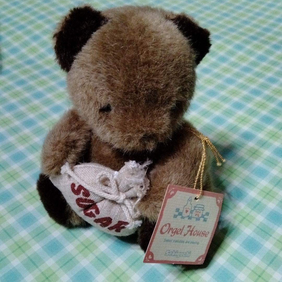 セキグチ首振りオルゴールテディベア昭和レトロ