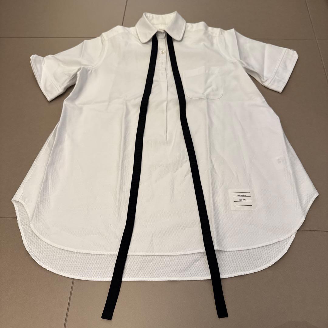 THOM BROWNIE ホワイト シャツ 半袖