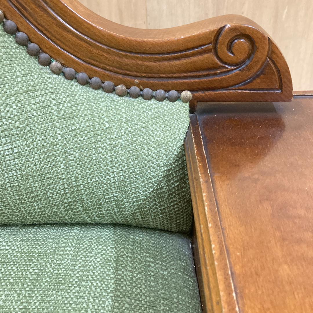 アンティーク調　猫脚　テレフォンベンチ　クラシック