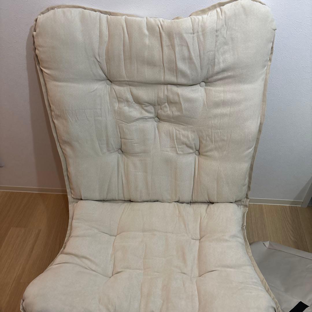 ニトリ　ハイバックチェア ベージュ