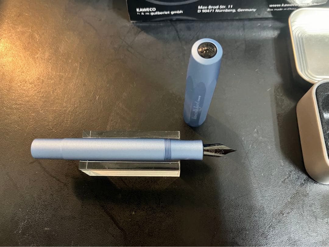 カヴェコ アルスポーツ アッカーマン ブルー ラグーン 万年筆　Ｆ（細字）