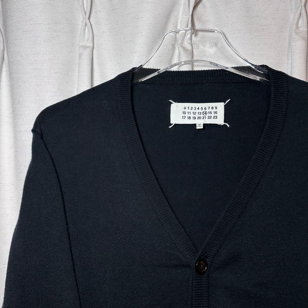 【美品】Maison Margiela エルボーパッチ ニット カーディガン