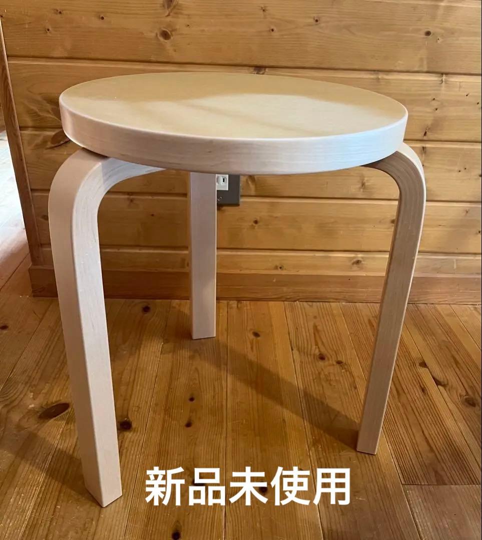 新品　artek stool60 リノリウム無着色　アルテック　スツール60