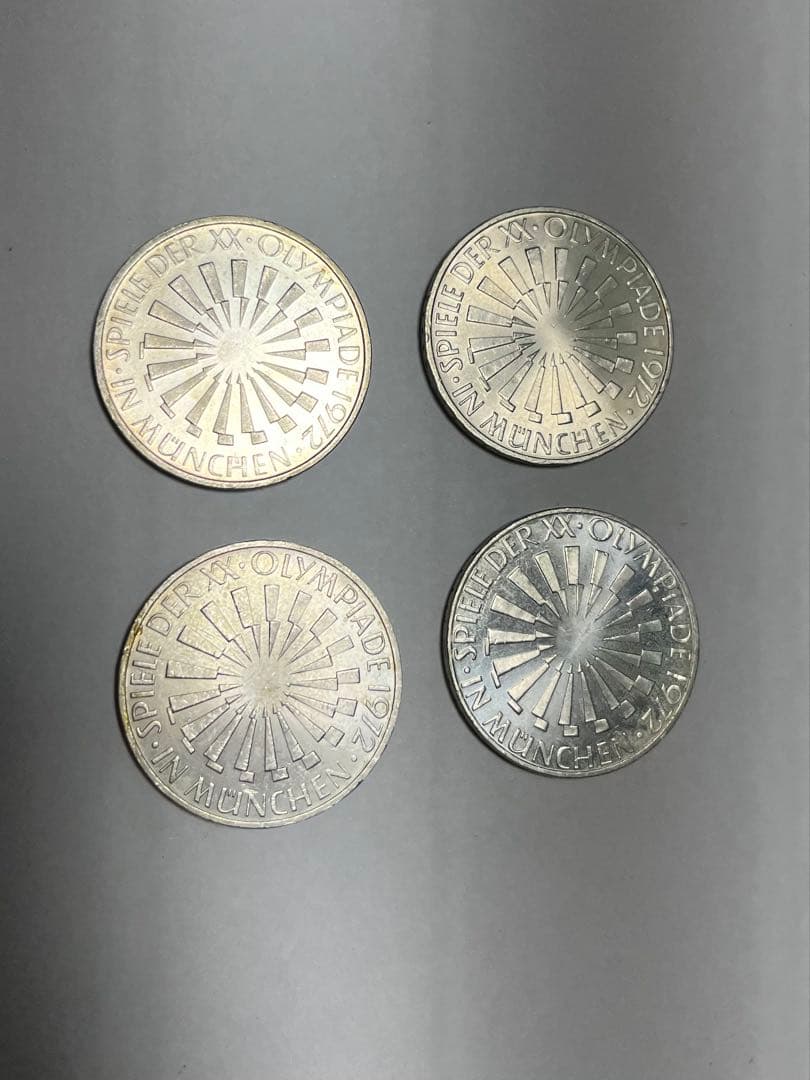 ドイツ 10マルク 硬貨 4枚セット