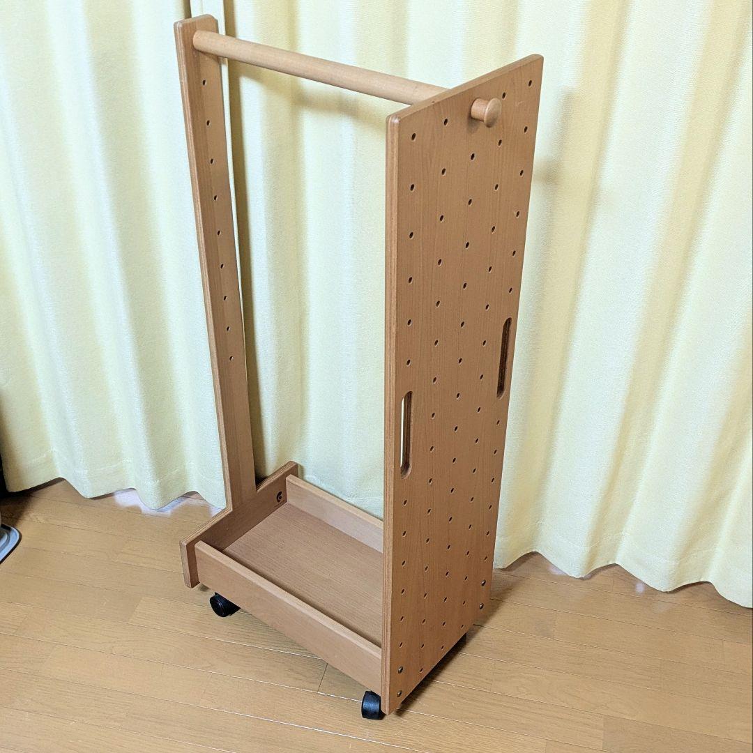 匿名配送☆Formio フォルミオ ハンガーワゴン KF-14 無垢材 北欧家具