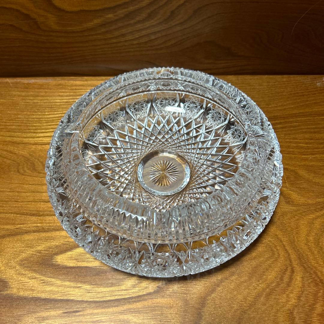 ボヘミアグラス 灰皿