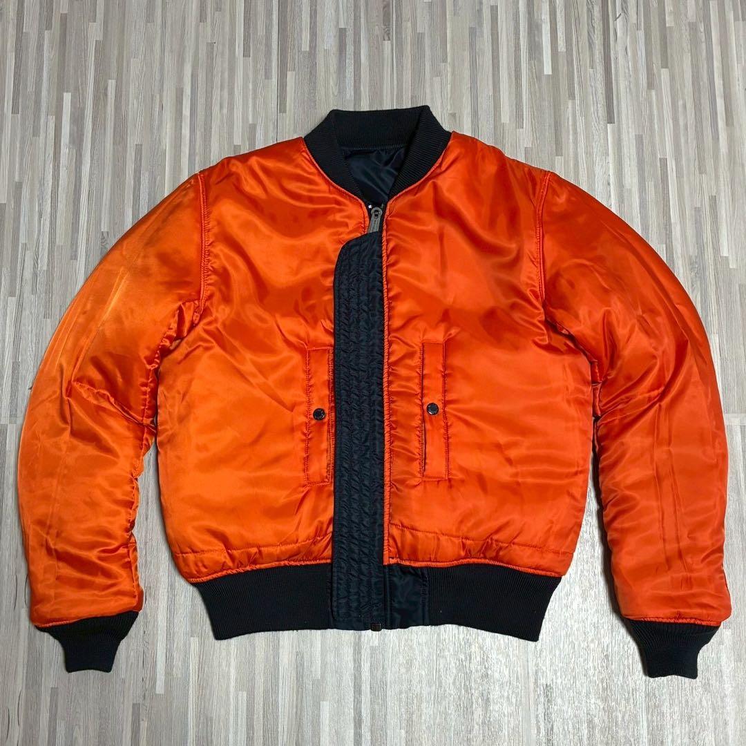 希少色✨️AVIREX MA-1 フライトジャケット リバーシブル ネイビー M