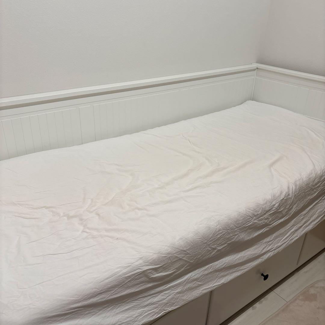 12/23まで ソファベッドIKEAイケア Hemnes ヘムネス マットレス無