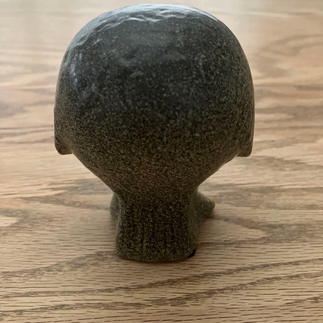 リサラーソン 置物　北欧　スウェーデンの森のグレーのふくろう　陶器