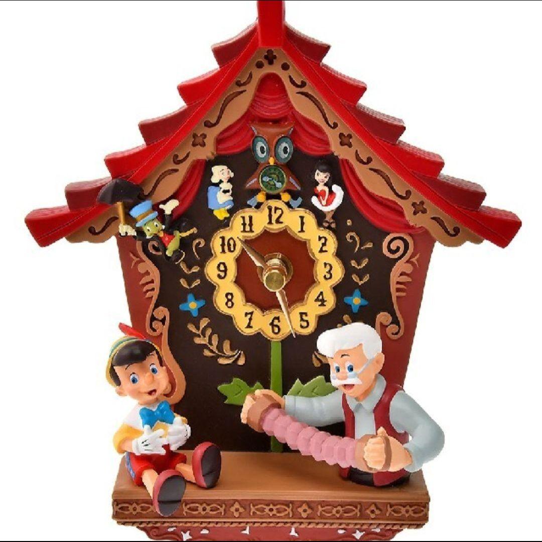 ★新品未開封★80周年アニバーサリー★ディズニー★ピノキオ★掛け時計★フィガロ