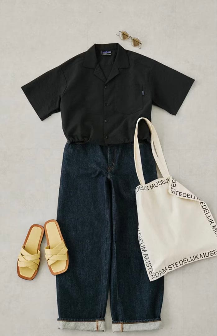 シアサッカーシャツ＆バルーンスカート　セットアップ　　　北欧、暮らしの道具店