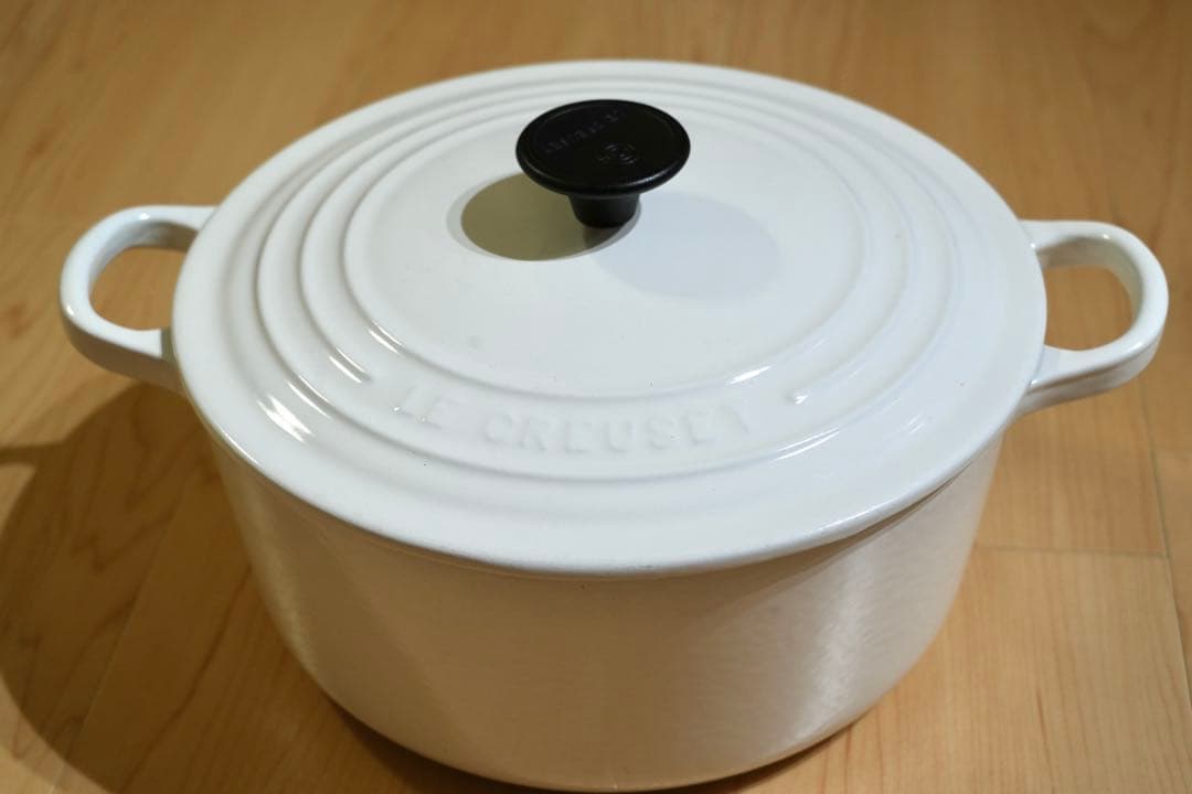 LE CREUSET 両手鍋 22 ホワイト