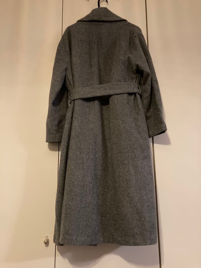 【CLANE】クラネ ショールカラーフレアコート