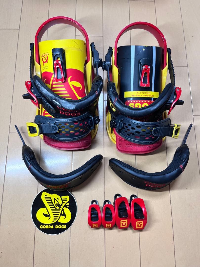 【希少】COBRA DOGS×UNION コラボ　ビンディング　MENS M-L
