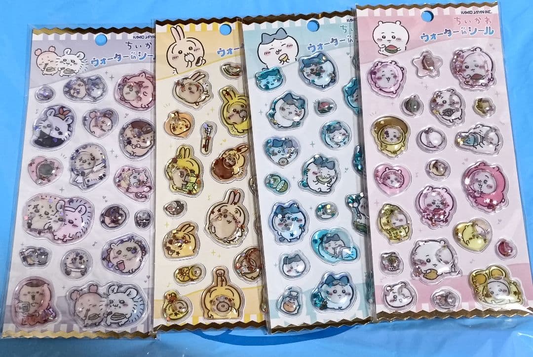 【新品】ちいかわ　ウォーターインシール　4枚