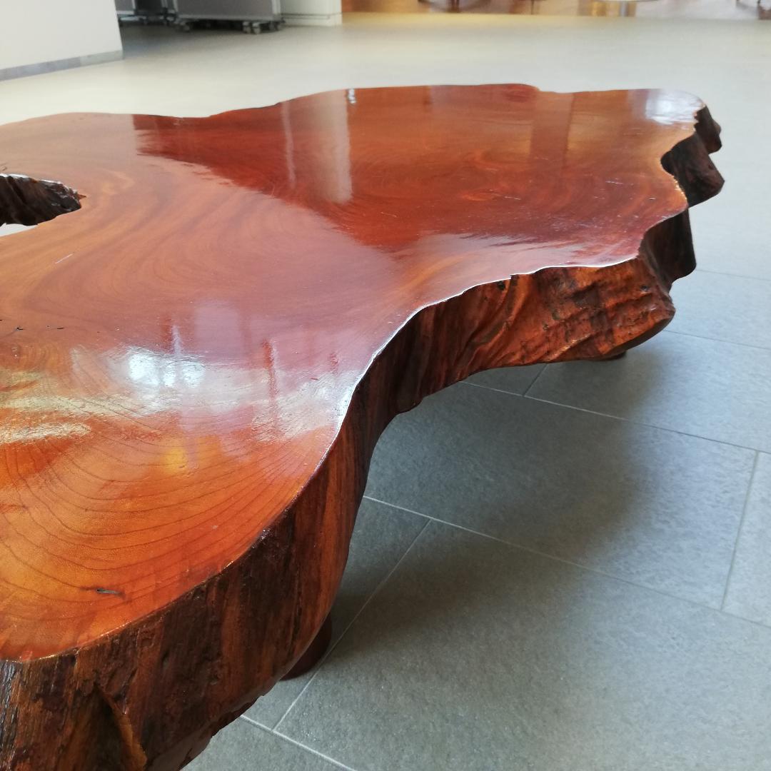▼無垢 切り株一枚板 座卓 テーブル
