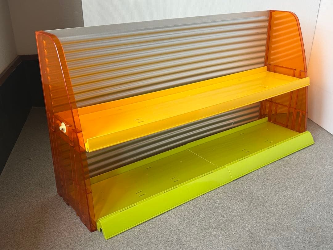 ヴィンテージ　プラスチック　アクリル　ラック　収納棚　スペースエイジ レトロ